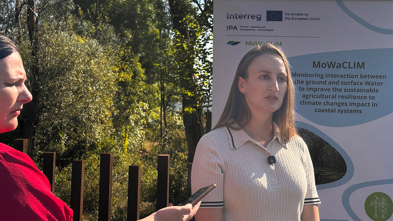 Iva Aljinović s Fakulteta građevinarstva, arhitekture i geodezije Sveučilišta u Splitu